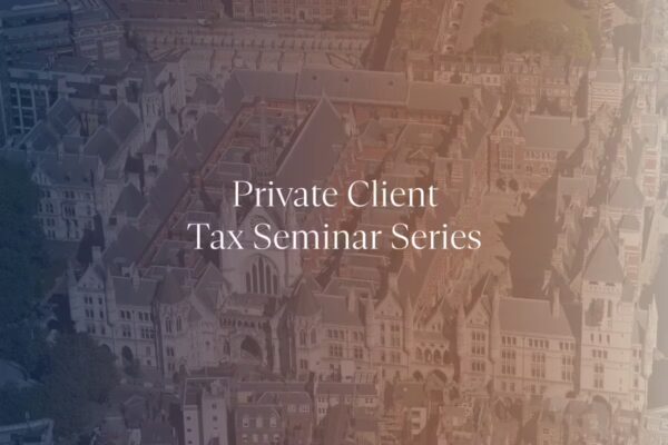 PCTC Private Client Seminar: Marriage & Divorce Tax Update – tickets now available